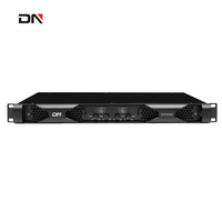 Amplificateur de puissance 4 canaux DN4080 1U Amplificateur de puissance professionnel de classe D Amplificateur de puissance 4x