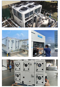 เครื่องปรับอากาศแบบ VRF สำหรับตู้ควบคุมเชิงพาณิชย์ กำลังทำความเย็น 33 กิโลวัตต์ และกำลังทำความร้อน 37.5 กิโลวัตต์ สำหรับระบบปรับอากาศในอาคารอุตสาหกรรม - Product Image 2