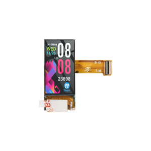 Pantalla AMOLED de barra vertical de 0,95 pulgadas IPS 120*240 300cd SPI 24 Pin Stripe Módulo de panel de pantalla táctil capacitiva CTP de 0,95 pulgadas - Product Image 1