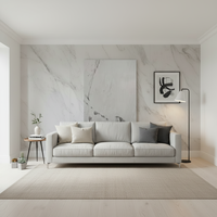 Panneaux muraux modernes en PVC effet marbre géométrique, revêtement UV haute brillance, écologiques, imperméables, garantie 3 ans, pour appartement et maison