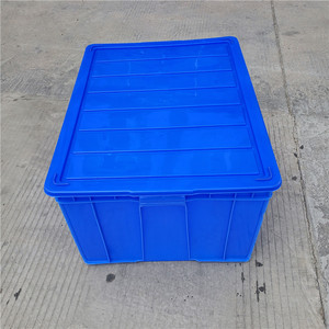 <b>Plastic</b> Turnover Box 710x545x380mm With Lid Industrial Storage Container Warehouse Logistics Use - Product Image 2