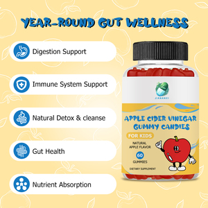 Permen Kunyah Cuka Apel OEM Khusus dengan <span class=keywords><strong>Vitamin</strong></span> B6 dan Akar Bit untuk Metabolisme Sehat dan Pengaturan Berat Badan untuk Anak-Anak - Product Image 4