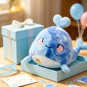 Peluche Marino Personalizzato, <span class=keywords><strong>Balena</strong></span> Sfumata Morbida, Bambola Imbottita per Decorazioni Domestiche, Compagno per Bambini, Souvenir, Regalo, Merchandising per Acquirenti all'Ingrosso - Product Image 4