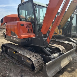 Excavadora hidráulica de cadenas Doosan DX60 usada de 6 toneladas, miniexcavadora de segunda mano en venta - Product Image 5