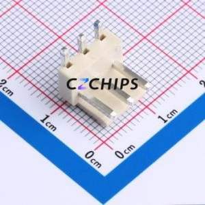 HC-VH-3A3W-M Wire-to-Board Pin Header Bent Lead Through Hole,P=3.96mm Connector 1x3P 3.96mm Right Angle Insert VH - Product Image 1