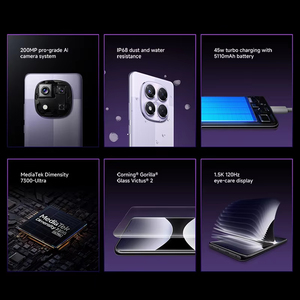 Redmi Note 14 Pro 5G รุ่น Global สมาร์ทโฟน MediaTek Dimensity 7300-Ultra กล้อง AI 200MP แบตเตอรี่ 5110mAh หน้าจอ AMOLED 6.67 นิ้ว รองรับการชาร์จ 45W - Product Image 2