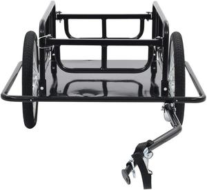 16 "grande Roda Dobrável Bicicleta Trailer <span class=keywords><strong>70L</strong></span> Acoplamento Rápido Dobrável Bicicleta De Armazenamento De Carga Trailer - Product Image 5