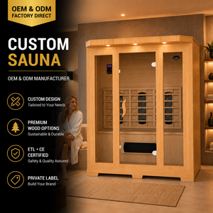 HG 2 Person Indoor Infrared Dry with <b>LED</b> Ambient <b>Lighting</b> and Oxygen <b>Bar</b> for Home, Hotel & Spa Use - Product Image 1