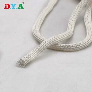 Оптовая продажа, шнур из белой бумаги 5 мм, 6 мм, веревка с витой ручкой для бумажного мешка - Product Image 3