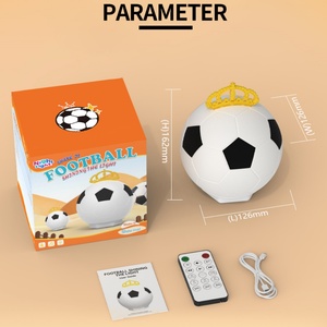 Luz Nocturna Portátil con Forma de Balón de Fútbol EGH, Altavoz con Control por Aplicación y Silicona de Grado Alimenticio para Niños - Product Image 6