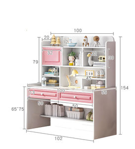 שולחן משרד זול יצרנית oem עם משרד צד ריהוט משרד עיצוב חדש שולחן מחשב - Product Image 4