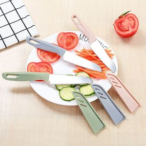 Portable Stainless Steel Fruit Knife Set 4 Pieces With Sheath For Kitchen Use - Product Image 4