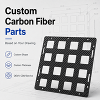 Fabricant OEM de plaques en fibre de carbone, plaques en fibre de carbone composite légère 3K Twill usinées CNC sur mesure pour l'aérospatiale