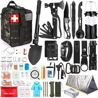 Kit de survie personnalisé pour le camping et la randonnée, trousse de premiers soins avec sac Molle, kit d'urgence pour tremblement de terre, chasse en plein air