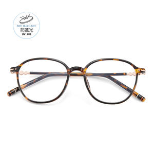 แว่นตาอ่านหนังสือสไตล์เรโทรสำหรับผู้หญิง กรอบ TR90 ขอบกว้าง 3.5 มม. เลนส์อะคริลิกป้องกันแสงสีฟ้า ดีไซน์ทันสมัย - Product Image 5