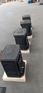 เตาผิงเหล็กหล่อคุณภาพสูงแบบไร้ควันสำหรับห้องนั่งเล่นในบ้านพักตากอากาศ ดีไซน์ร่วมสมัยสำหรับให้ความอบอุ่นในบ้าน - Product Image 6