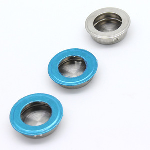 Tirador Redondo de Acero Inoxidable para Muebles, Tirador Empotrado Minimalista para Cajones y Armarios, Fácil Instalación - Product Image 1