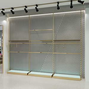 Negozio di scarpe da uomo Design interno personalizzato a parete scaffale abbigliamento sportivo espositore Stand per negozio di abbigliamento sportivo - Product Image 2