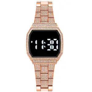 Wholesale Latest Bling LED Touch Watches With Diamond
