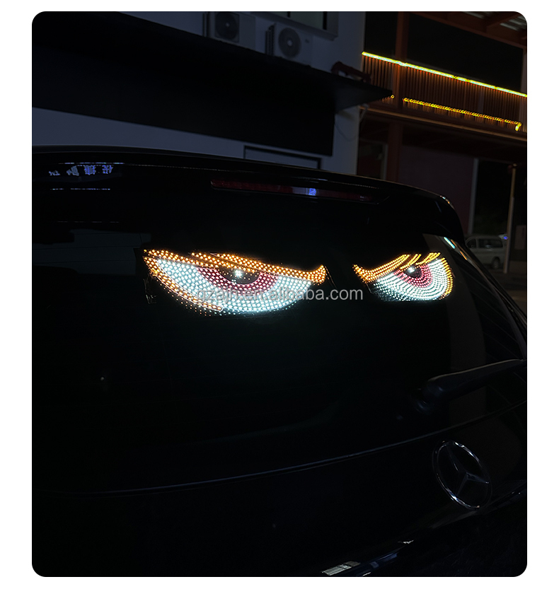 USB Animated Demon Eyes Screen Led Matrix Panel Led Display for