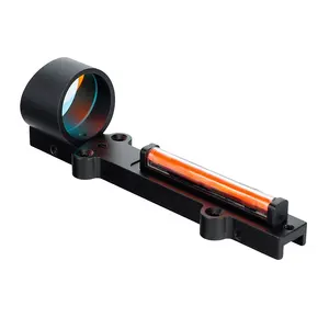 OEM ODM Red And Green Fiber 1x28 Red Dot Sight Hunting Light Weight Scope With Circle Dot Reticle