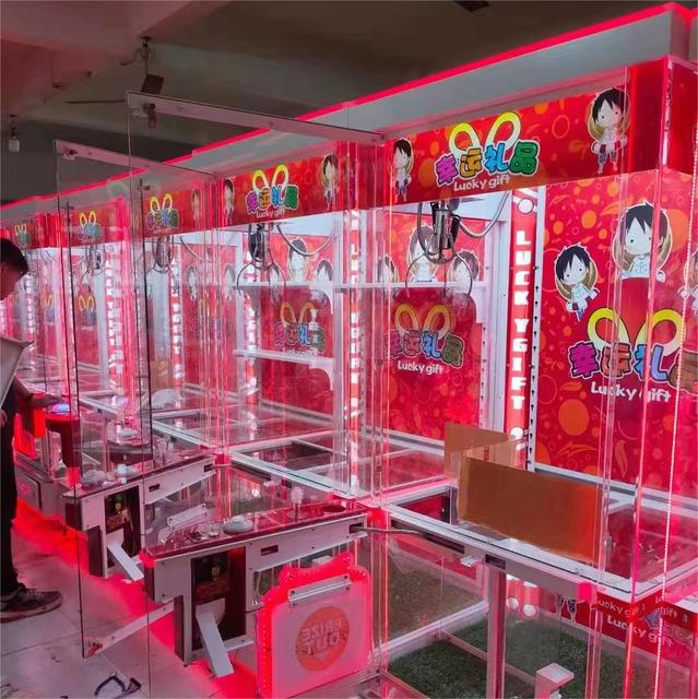 Teddy Bear Vending Arcade Coin Operated Claw Crane Machine Lucky Star Claw Machine for Kid