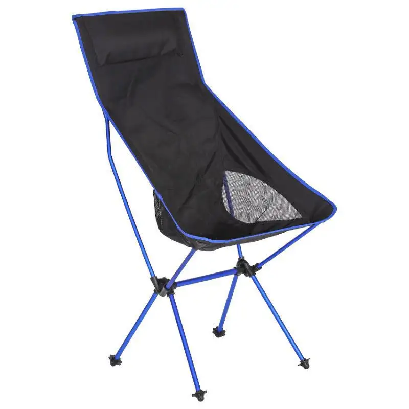 Toptan kamp ay sandalye taşınabilir Ultralight Metal çerçeve turist sandalye açık bahçe balıkçılık yürüyüş katlanır sandalyeler dinlenmek