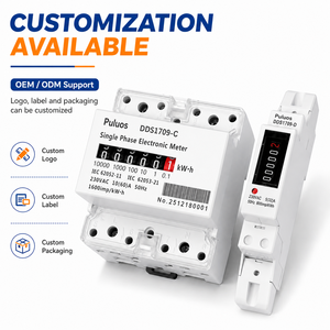 Compteur d'énergie compact DDS1709-D sur rail DIN, monophasé, moniteur <span class=keywords><strong>de</strong></span> <span class=keywords><strong>consommation</strong></span> <span class=keywords><strong>électrique</strong></span> en kWh avec <span class=keywords><strong>indicateur</strong></span> d'impulsions - Product Image 6