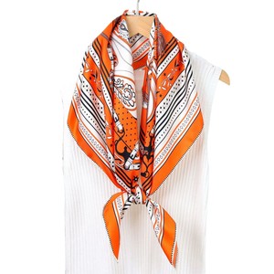 90x90cm 14 Momme Twill 100% Mulberry Silk <b>Square</b> <b>Scarf</b>, Luxury Ceremony Grade Women Fashion Shawl - Product Image 5