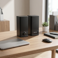 Altavoces con Cable para Computadora Marca WESDAR, Sonido Envolvente, Control de Volumen para Juegos de PC, Mini Altavoz con Bajos