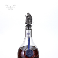 Dispensador de Vino Personalizado de Metal con Diseño de Animal, Vertedor Rápido de Licor, Aireador, Boquilla Reutilizable, Dispensador Cónico para Botellas de Vino y Chupitos