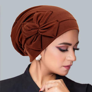 Nouveaux accessoires pour cheveux : Turban chimio pour femmes musulmanes, couvre-chef, <span class=keywords><strong>foulard</strong></span>, bonnet arabe, <span class=keywords><strong>chapeau</strong></span> pour le <span class=keywords><strong>cancer</strong></span> - Product Image 1