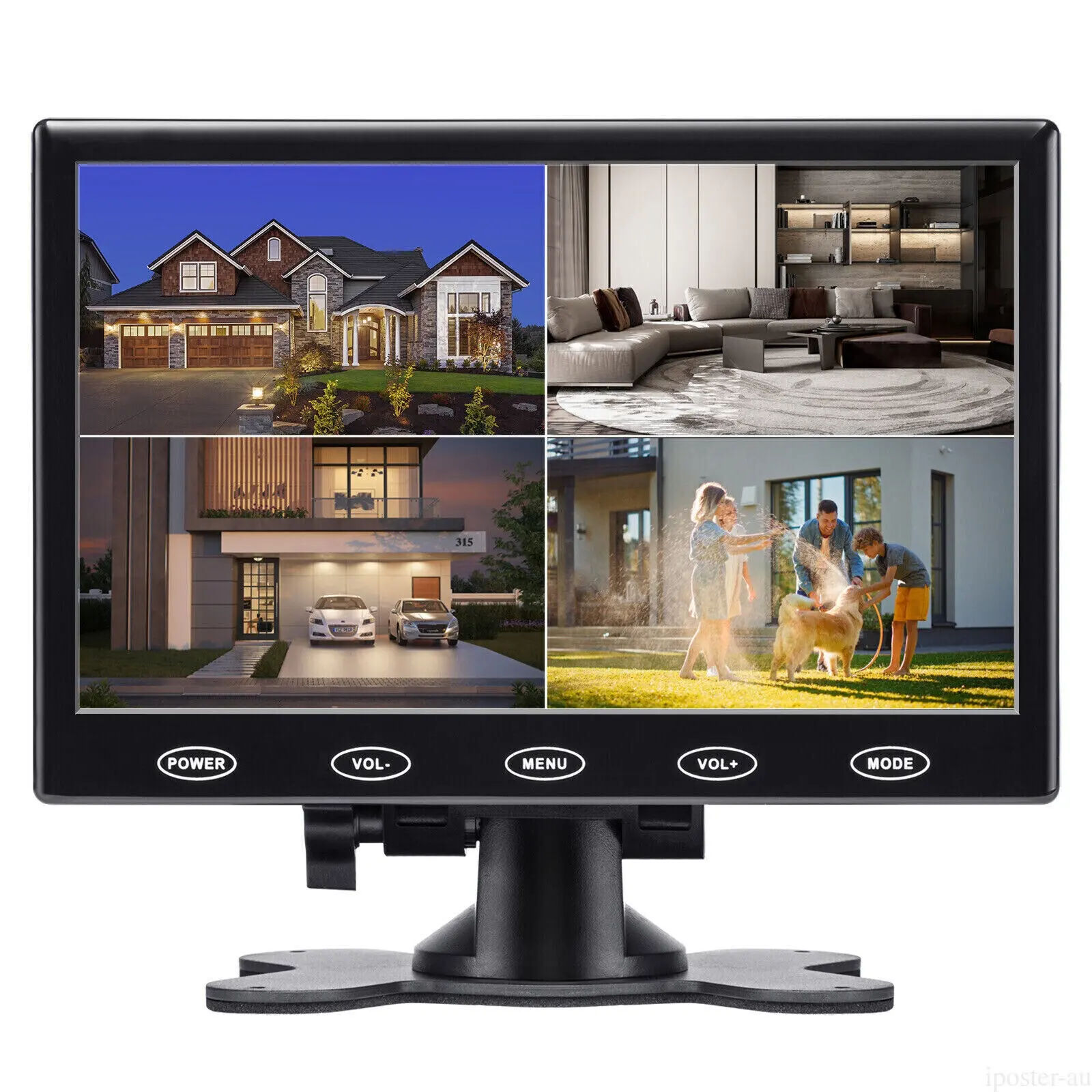 IPoster 7in LCD HD CCTV-Monitor PC IPS-Bildschirm HDM AV/RCA VGA-Eingang mit Lautsprecher CCTV-Überwachungs monitor