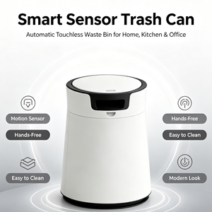 Best Smart Trash Can Automatic <b>Sensor</b> Trash Can Touch‑Free Hands‑Free Waste <b>Bin</b> for Office Hotel Commercial Use - Product Image 1