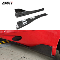 Side Skirt Serat Karbon Kering Gaya Vors untuk McLaren 720S Coupe Spider 2017-2023 Panel Rocker Aero Extension Body Kit