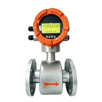 Flowmeter Air Digital Elektromagnetik Stainless Steel Akurasi Tinggi untuk Pengukuran Aliran Minyak & Cairan untuk Penggunaan Pabrik