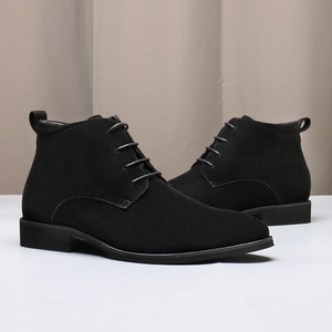 Nuevas Botas Retro Británicas para Hombre, Botas de Trabajo de Cuero de Alta Calidad, Botas de Tobillo para Pareja - Product Image 6