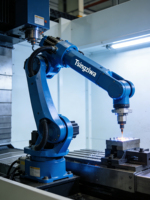 Sistema de Automatización de Carga y Descarga Tsingziwa con Brazo Robótico de 6 Ejes, Control PLC, CNC, Caja de Cambios y Motor