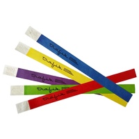 Bracelet d'admission personnalisable, imperméable, vert, style antique, en papier, avec code QR, impression numérique pour événements promotionnels et fêtes