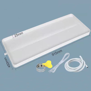 Bac en plastique anti-fuite et anti-goutte pour <span class=keywords><strong>climatisation</strong></span> avec tuyau de drainage, bac de raccordement pour <span class=keywords><strong>climatisation</strong></span> - Product Image 3