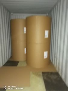 Meilleur prix 70g 75g 80g Papier bond non couché en pâte de bois vierge anti-frisage, rouleau jumbo simple face pour découpe A4 - Product Image 2