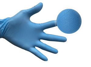 Toptan nitril tıbbi Glovees kimyasal dayanıklı parmak dokulu nitril Glovees güçlü nitril Glovees lateks ücretsiz - Product Image 3