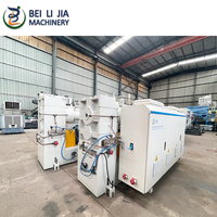 Extrudeuse à double vis conique contrepoussée pour PVC, machine d'extrusion de tuyaux, rapport L/D 34:1, marque Beilijia
