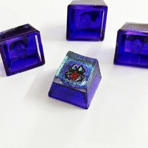 Spot résine goutte à goutte translucide Halloween Keycaps personnalisé chauve-souris arbre croisé clavier mécanique Keycaps - Product Image 5