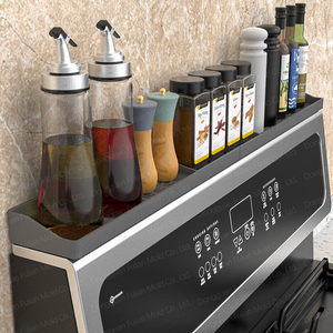 Meilleure étagère magnétique en silicone pour cuisinière, avec 6 aimants puissants, organisateur de cuisine, support à épices, étagère pour cuisinière - Product Image 4