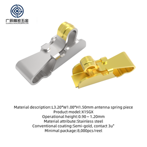 OEM RF mùa xuân liên hệ với kết nối đồng trục thép không gỉ semi-mạ Vàng <span class=keywords><strong>SMT</strong></span> <span class=keywords><strong>PCB</strong></span> mùa xuân liên hệ với - Product Image 4