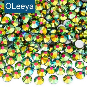 OLeeya Vente en gros de 12 strass en cristal brillant à coupe magique identique pour la fabrication de bijoux et l'emballage de cadeaux - Product Image 1