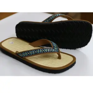 Best Supplier Natural Seagrass Cinnamon Vietnamese Flip Flops Slippers