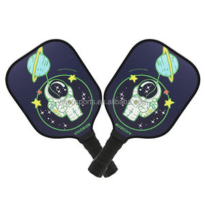 Reduzierte Preise Schwarze Astronauten-Serie Kinder-Pickleball-Schläger/Wattenschläger Wabenstruktur Umweltfreundlich Rutschfest Leicht Sicher - Product Image 4