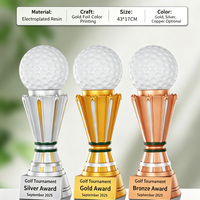 Trophées sportifs en métal, trophées de championnat en alliage de zinc et résine, trophées personnalisés gravés pour les compétitions sportives